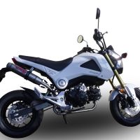 Exhaust compatible with Honda Grom 125 2018-2020, Deeptone Inox, Full system exhaust 