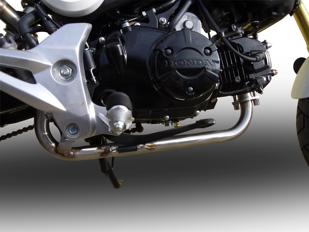 Exhaust compatible with Honda Grom 125 2018-2020, Decatalizzatore, Decat pipe 
