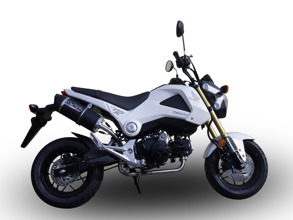 Exhaust compatible with Honda Grom 125 2021-2023, Furore Nero, Full system exhaust 