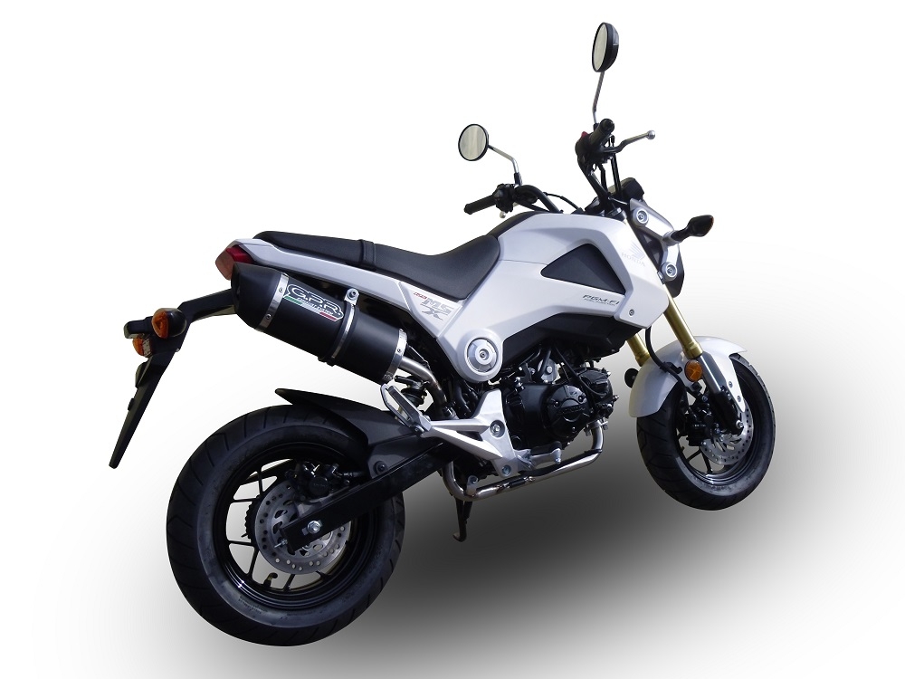 Exhaust compatible with Honda Grom 125 2021-2023, Furore Nero, Full system exhaust 