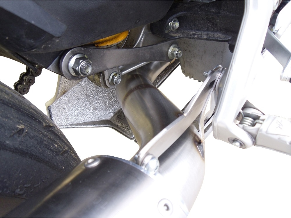 Exhaust compatible with Mv Agusta Brutale 675 2012-2015, Albus Ceramic, Slip-on exhaust including removable db killer and link pipe, EPA-compliant 