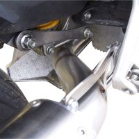 Exhaust compatible with Mv Agusta Brutale 675 2012-2015, Albus Ceramic, Slip-on exhaust including removable db killer and link pipe, EPA-compliant 