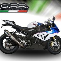 GPR exhaust compatible with  Bmw S1000RR 2015-2016, New Grand Prix Evo Titanium, Slip-on exhaust including removable db killer and link pipe, EPA-compliant 