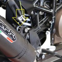 Exhaust compatible with Husqvarna Svartpilen 701 2018-2020, Albus Evo4, Slip-on exhaust including removable db killer and link pipe, EPA-compliant 