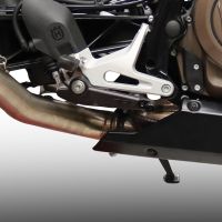 Exhaust compatible with Husqvarna Svartpilen 701 2018-2020, Albus Evo4, Slip-on exhaust including removable db killer and link pipe, EPA-compliant 