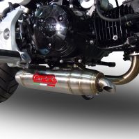 Exhaust compatible with Honda Grom 125 2013-2017, Deeptone Inox, Full system exhaust 