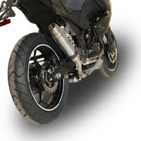 Exhaust compatible with Kawasaki Z300 2014-2017, Deeptone Inox, Slip-on exhaust including link pipe 