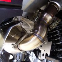Exhaust compatible with Polaris Sportsman Xp 850 / Xp 850 Forest 2010-2014, Power Bomb, Slip-on exhaust including removable db killer and link pipe, EPA-compliance NOT required 