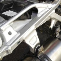 Exhaust compatible with Husqvarna Sm - Te 450 2007-2007, Furore Nero, Slip-on exhaust including removable db killer and link pipe, EPA-compliant 