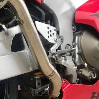 Exhaust compatible with Honda VTR1000 Sp-1 RC51 2000-2001, Satinox , Dual slip-on including removable db killers and link pipes, EPA-compliant 