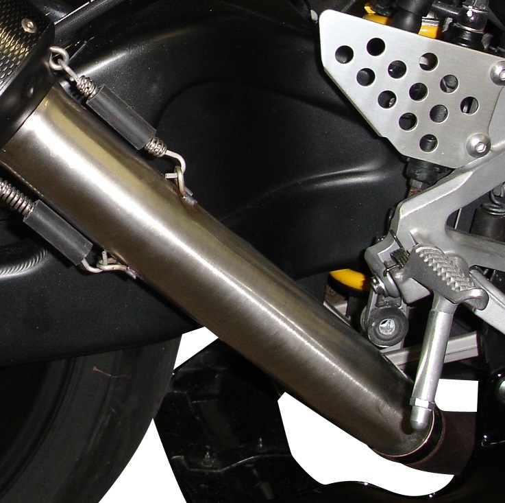 Exhaust compatible with Honda VTR1000 Sp-2 RC51 2002-2006, Trioval, Dual slip-on including removable db killers and link pipes, EPA-compliant 