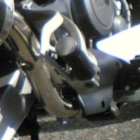 Exhaust compatible with Yamaha Xtz 750 Supertenere 1989-1997, Trioval, Slip-on exhaust including removable db killer and link pipe, EPA-compliant 