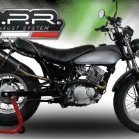 Exhaust compatible with Suzuki Rv 200 Van Van 2016-2017, Furore Nero, Slip-on exhaust including removable db killer and link pipe, not EPA-compliant 