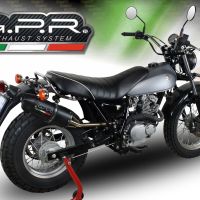 Exhaust compatible with Suzuki Rv 200 Van Van 2016-2017, Furore Nero, Slip-on exhaust including removable db killer and link pipe, not EPA-compliant 