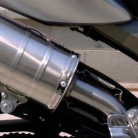 Exhaust compatible with Yamaha Tdm 900 2002-2014, Furore Nero, Dual slip-on including removable db killers and link pipes, not EPA-compliant 
