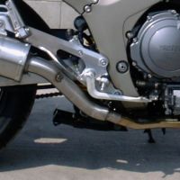 Exhaust compatible with Yamaha Tdm 900 2002-2014, Furore Nero, Dual slip-on including removable db killers and link pipes, not EPA-compliant 