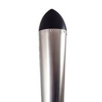 Exhaust compatible with Triumph Daytona 675 2009-2012, Tiburon Titanium, Slip-on exhaust including removable db killer and link pipe, not EPA-compliant 