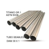 GPR exhaust compatible with Cafè Racer Cafè Racer 1-, Tubo titanio seamless D. 30mm X 1mm L.1000mm,  
