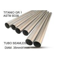GPR exhaust compatible with Cafè Racer Cafè Racer -, Tubo titanio seamless D. 35mm X 1mm L.1000mm,  