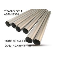 GPR exhaust compatible with Cafè Racer Cafè Racer -, Tubo titanio seamless D. 42,4mm X 1mm L.1000mm,  