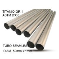 GPR exhaust compatible with Cafè Racer Cafè Racer 1-, Tubo titanio seamless D. 52mm X 1mm L.1000mm,  