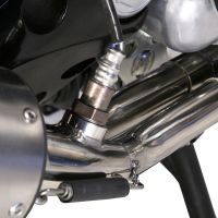 Exhaust compatible with Yamaha T-Max 500 2001-2011, Trioval, Full system exhaust, including removable db killer 