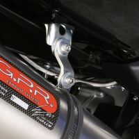 Exhaust compatible with Yamaha T-Max 530 2012-2016, Furore Nero, Full system exhaust, including removable db killer 