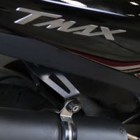Exhaust compatible with Yamaha T-Max 530 2017-2021, Furore Nero, Full system exhaust, including removable db killer 