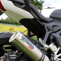 Exhaust compatible with Triumph Trident 660 2021-2024, M3 Inox , Full system exhaust, including removable db killer 