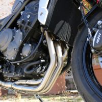 Exhaust compatible with Triumph Trident 660 2021-2024, M3 Inox , Full system exhaust, including removable db killer 