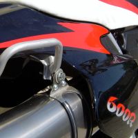 Exhaust compatible with Yamaha Tt 600 R / Tt 600 E 1998-2004, Furore Nero, Slip-on exhaust including removable db killer and link pipe, EPA-compliant 