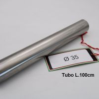 GPR exhaust compatible with Cafè Racer Cafè Racer 1-, Tubo inox D. 35mm X 1mm L.1000mm,  