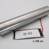 GPR exhaust compatible with Cafè Racer Cafè Racer 1-, Tubo inox D. 45mm X 1mm L.1000mm,  