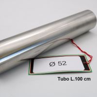 GPR exhaust compatible with Cafè Racer Cafè Racer 1-, Tubo inox D. 52mm X 1mm L.1000mm,  