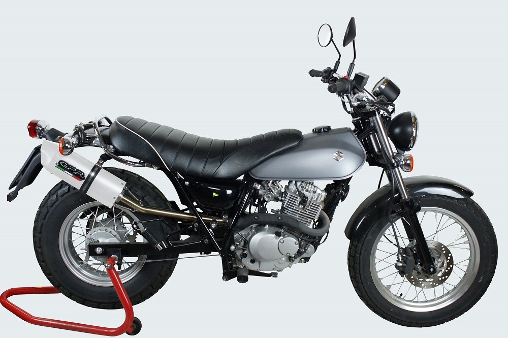 Exhaust compatible with Suzuki Rv 125 Van Van 2003-2017, Albus Ceramic, Slip-on exhaust including removable db killer and link pipe, not EPA-compliant 
