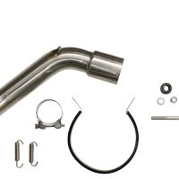 Exhaust compatible with Kawasaki Versys 1000 2021-2024, Albus Evo4, Slip-on exhaust including removable db killer and link pipe, EPA-compliant 