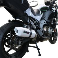 Exhaust compatible with Kawasaki Versys 1000 2021-2024, Albus Evo4, Slip-on exhaust including removable db killer and link pipe, EPA-compliant 
