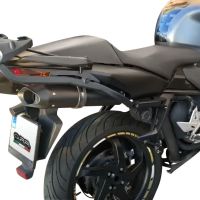 Exhaust compatible with Honda VFR800 V-Tec 2002-2013, Furore Poppy, Dual slip-on including removable db killers and link pipes, EPA-compliant 