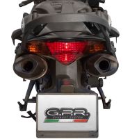 Exhaust compatible with Honda VFR800 V-Tec 2002-2013, Furore Nero, Dual slip-on including removable db killers and link pipes, EPA-compliant 