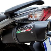 Exhaust compatible with Honda VFR800 V-Tec 2002-2013, Furore Poppy, Dual slip-on including removable db killers and link pipes, EPA-compliant 