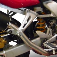 Exhaust compatible with Honda VTR1000F Firestorm 1997-2007, Trioval, Dual slip-on including removable db killers and link pipes, EPA-compliant 