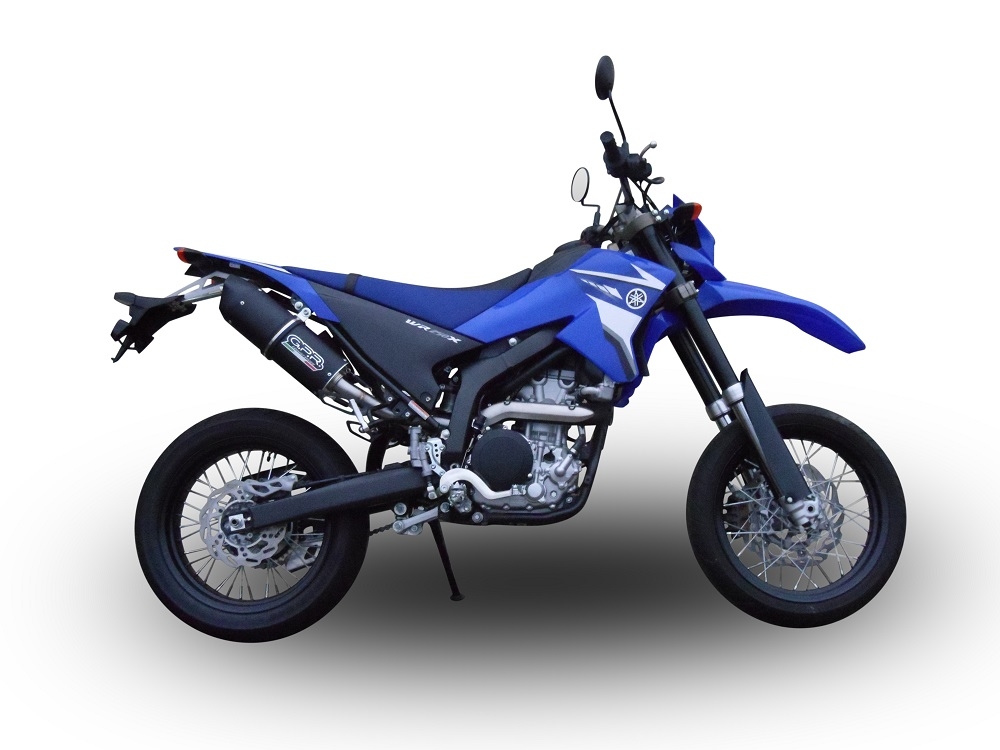 Exhaust compatible with Yamaha WR250X/R 2007-2019, Furore Poppy, Slip-on exhaust including removable db killer and link pipe, EPA-compliant 