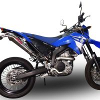 Exhaust compatible with Yamaha WR250X/R 2007-2019, Powercone Evo, Slip-on exhaust including removable db killer and link pipe, EPA-compliant 