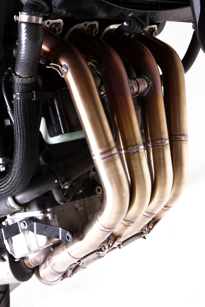 Exhaust compatible with Yamaha FZ-6R 2009-2017, Furore Nero, Full system exhaust, including removable db killer 