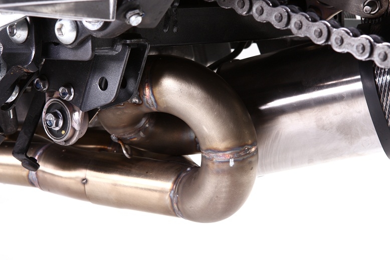 Exhaust compatible with Yamaha FZ-6R 2009-2017, Furore Nero, Full system exhaust, including removable db killer 