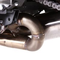 Exhaust compatible with Yamaha FZ-6R 2009-2017, Furore Nero, Full system exhaust, including removable db killer 