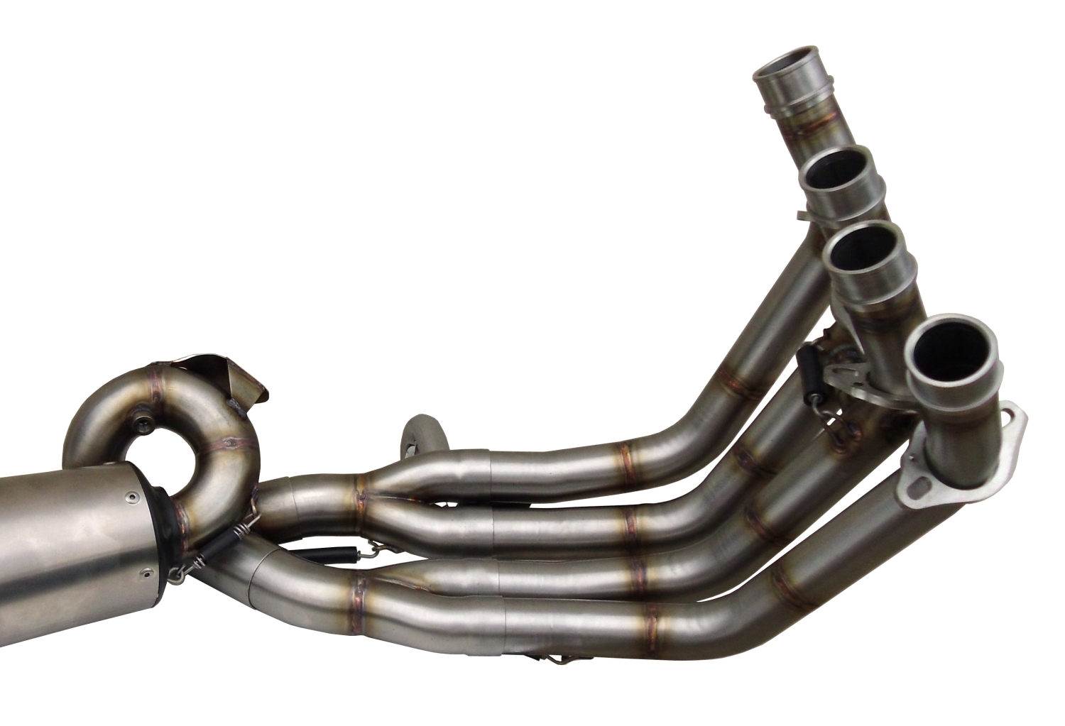Exhaust compatible with Yamaha FZ-6R 2009-2017, Furore Nero, Full system exhaust, including removable db killer 