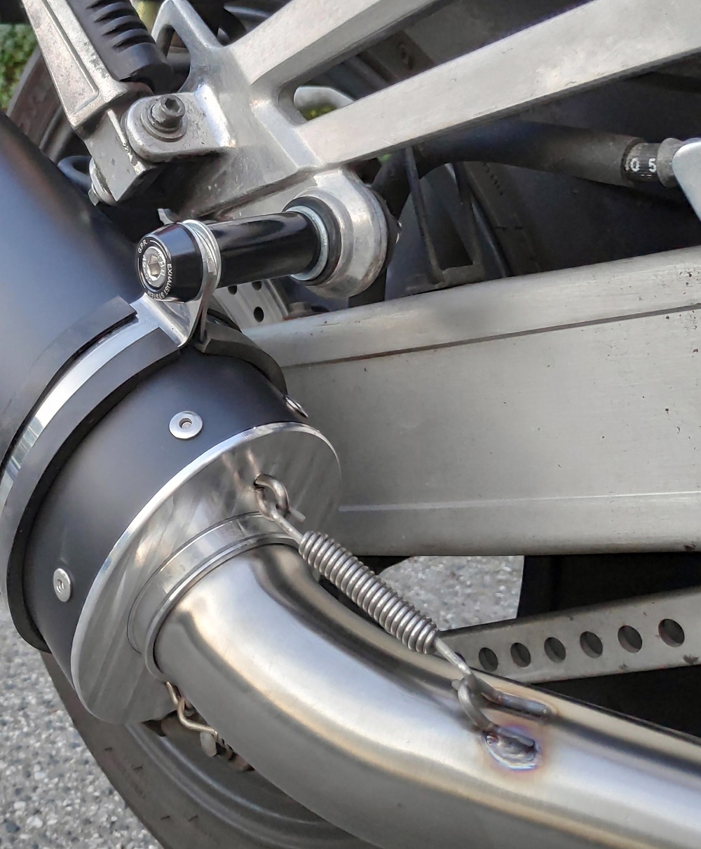 Exhaust compatible with Yamaha Xjr 1200 1995-1997, Trioval, Dual slip-on including removable db killers and link pipes, EPA-compliant 