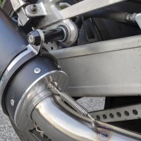 Exhaust compatible with Yamaha Xjr 1200 1995-1997, Trioval, Dual slip-on including removable db killers and link pipes, EPA-compliant 