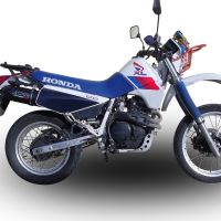 Exhaust compatible with Honda XL600 LM-RM 1985-1989, Furore Poppy, Slip-on exhaust including removable db killer and link pipe, EPA-compliant 